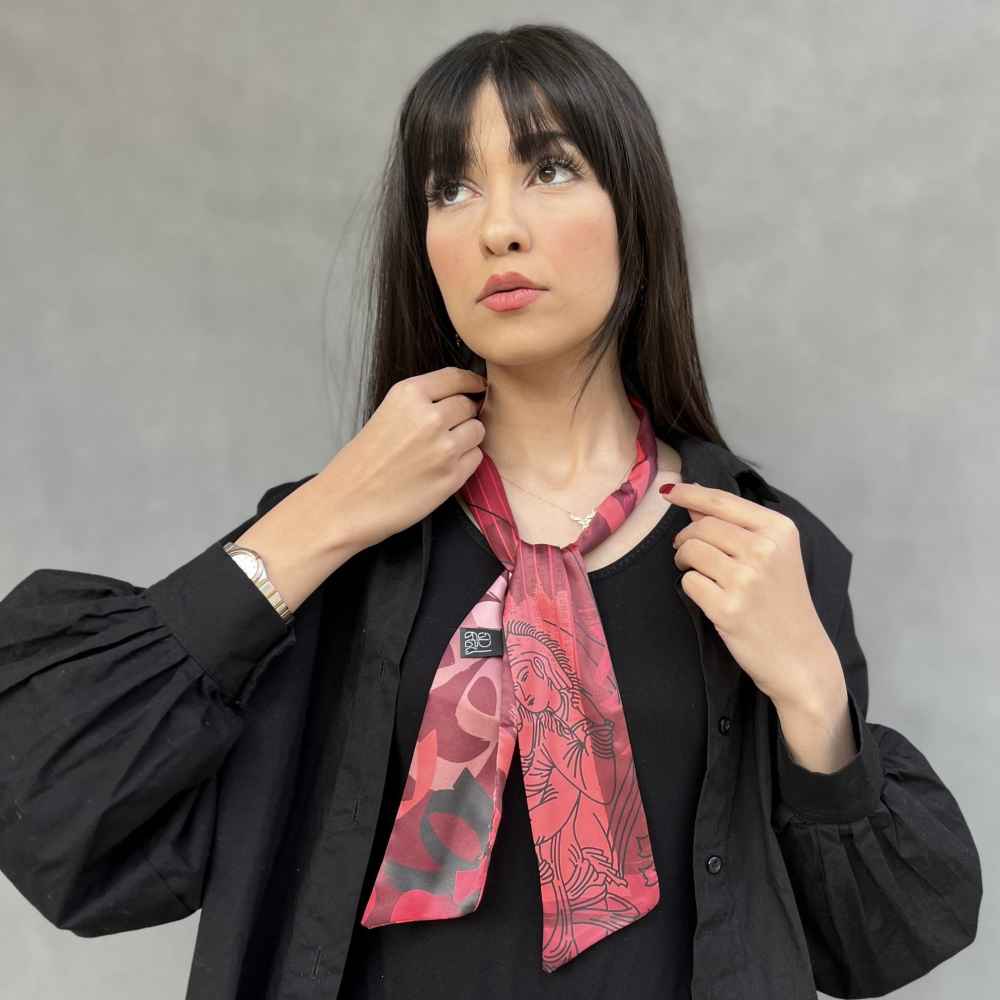Foulard persan pour femme - Luxe et vibrant Bitab