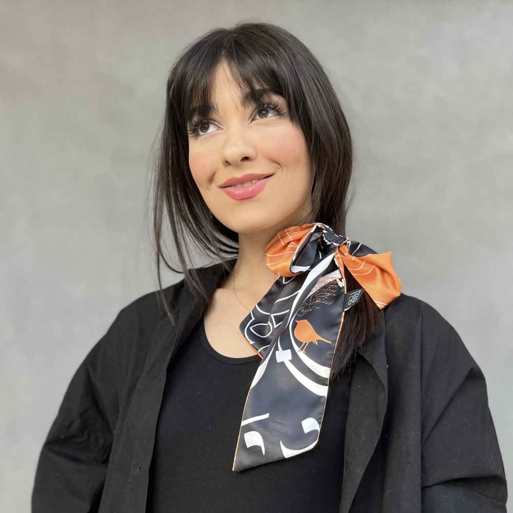 Foulard persan pour femme - Luxe et vibrant Cheragh