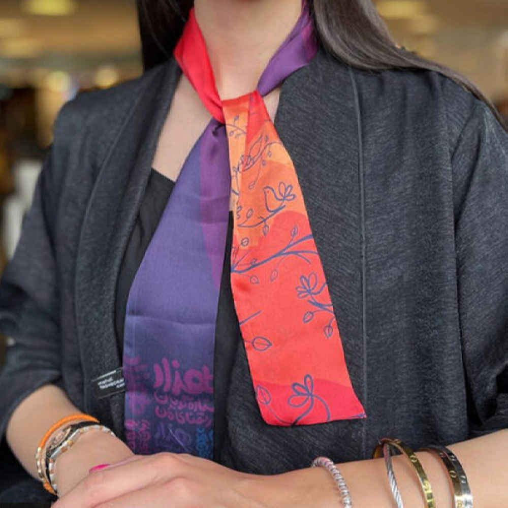 Foulard persan pour femme - Luxe et vibrant Ghanari