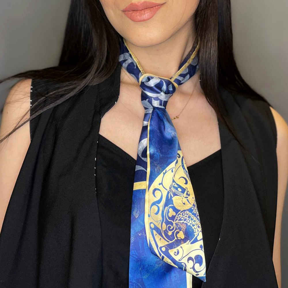 Foulard persan pour femme - Luxe et vibrant Jam-e Jam