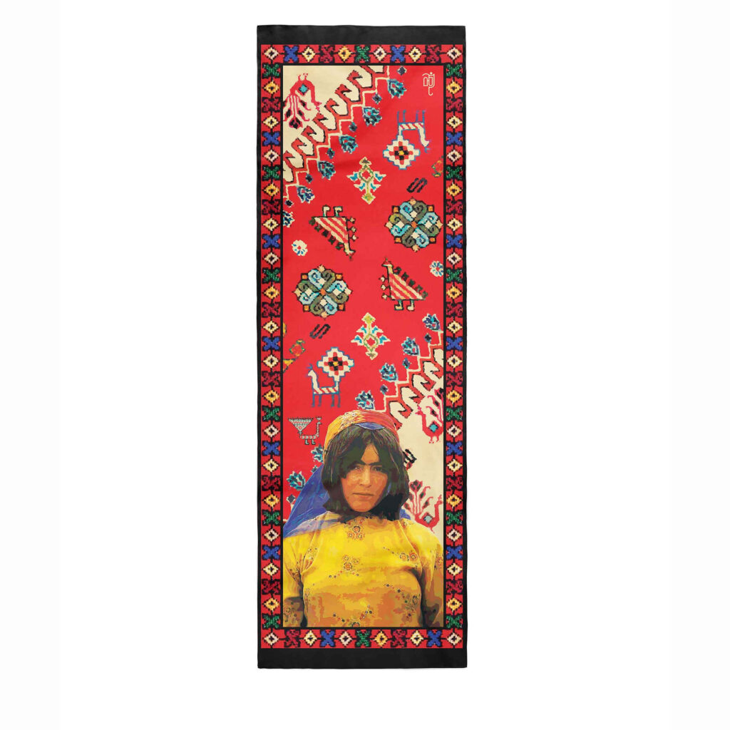 Châle Persan Imprimé pour Femme Modèle Alay