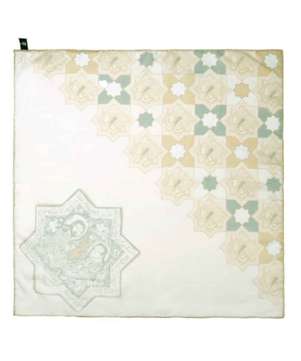 Écharpe perse pour femme – Motif éclatant et raffiné « Sabooh »