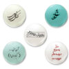Ensemble de Badges à Épingle avec Phrases Poétiques – Eshgh (5 pièces)