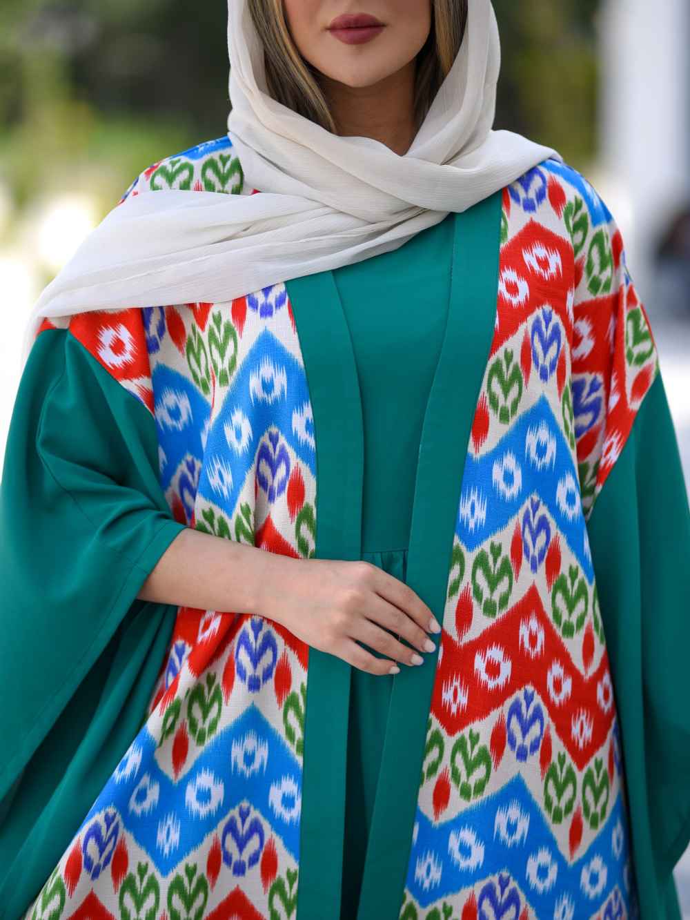 Abaya papillon élégante pour femmes – Tissu crêpe doux