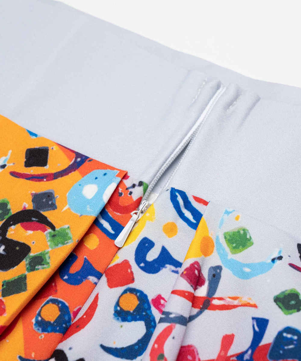 Modèle de jupe en crêpe pour femmes Tarkib