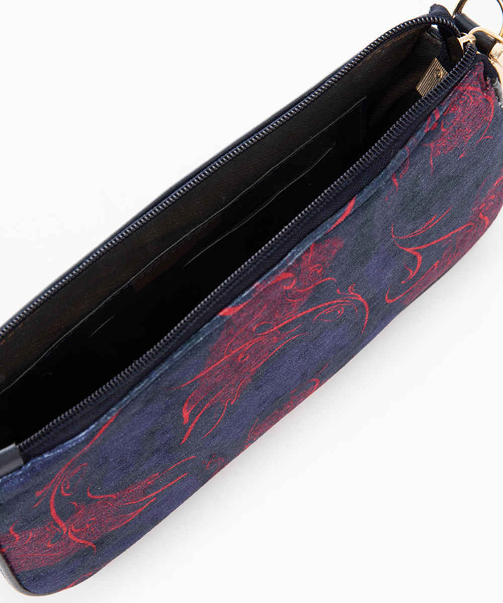 Sac à main en fausse cuir avec chaîne Haleh fait main