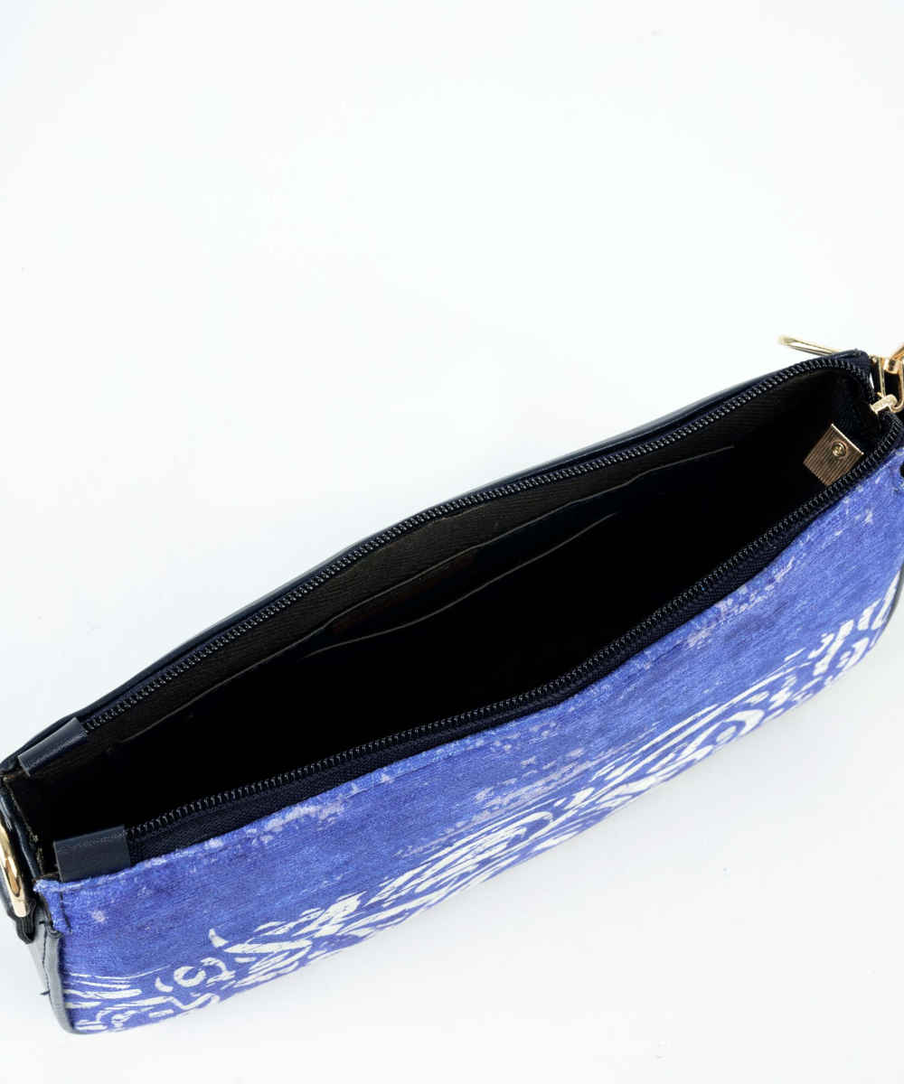 Sac à main en fausse cuir avec chaîne Leili fait main