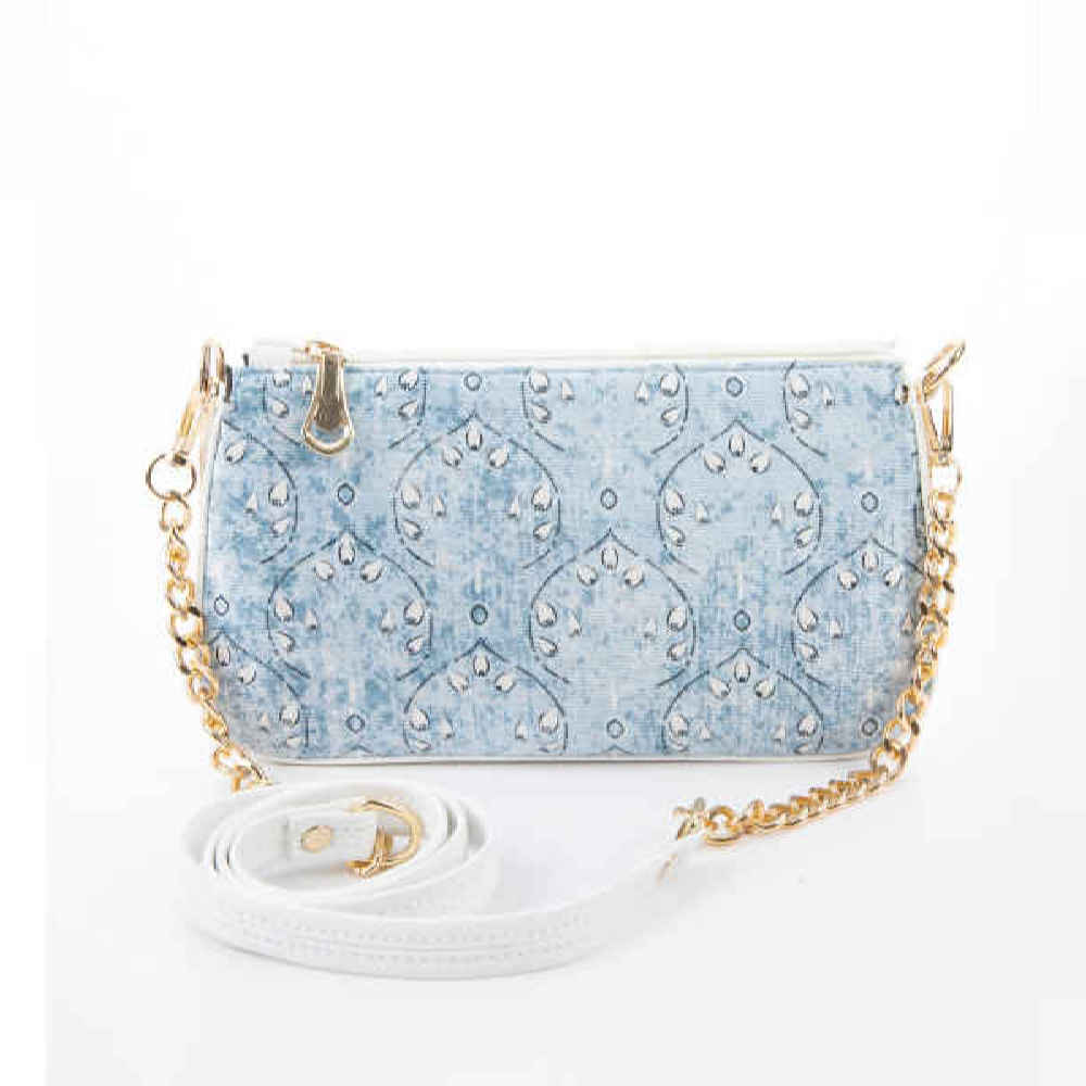 Sac à main en fausse cuir avec chaîne Sarvenaz fait main