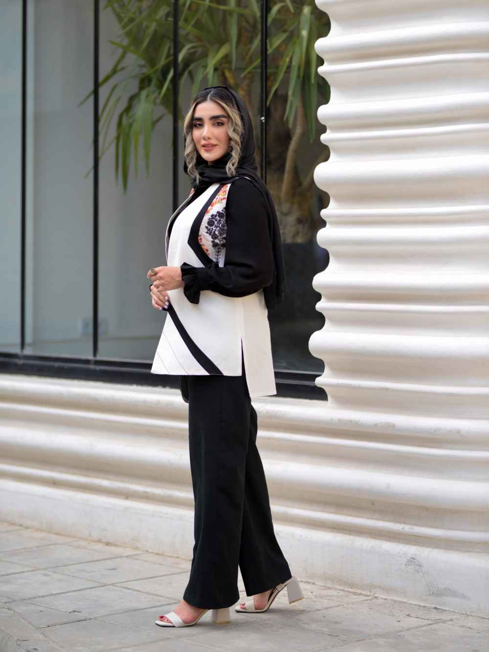 Ensemble gilet, tunique & pantalon pour femmes modèle Avisa