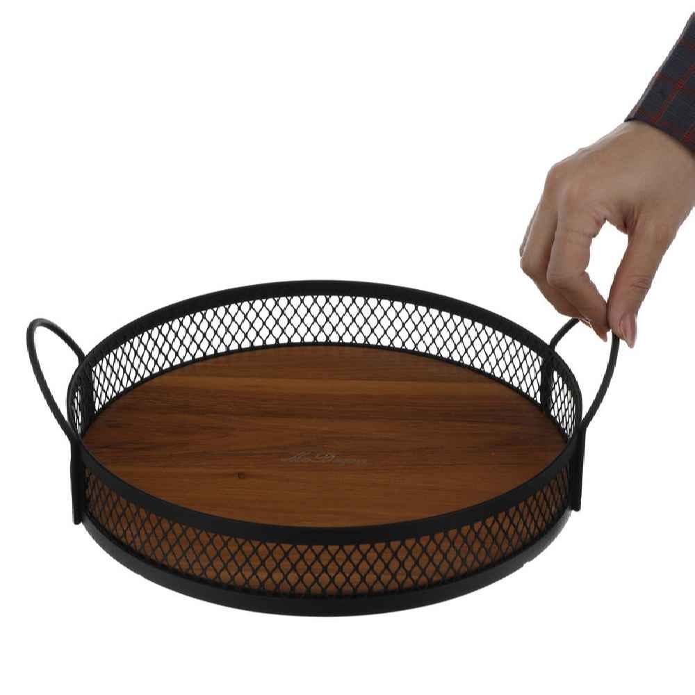 Plateau en bois Javaneh – Adapté pour le thé ou les rafraîchissements légers