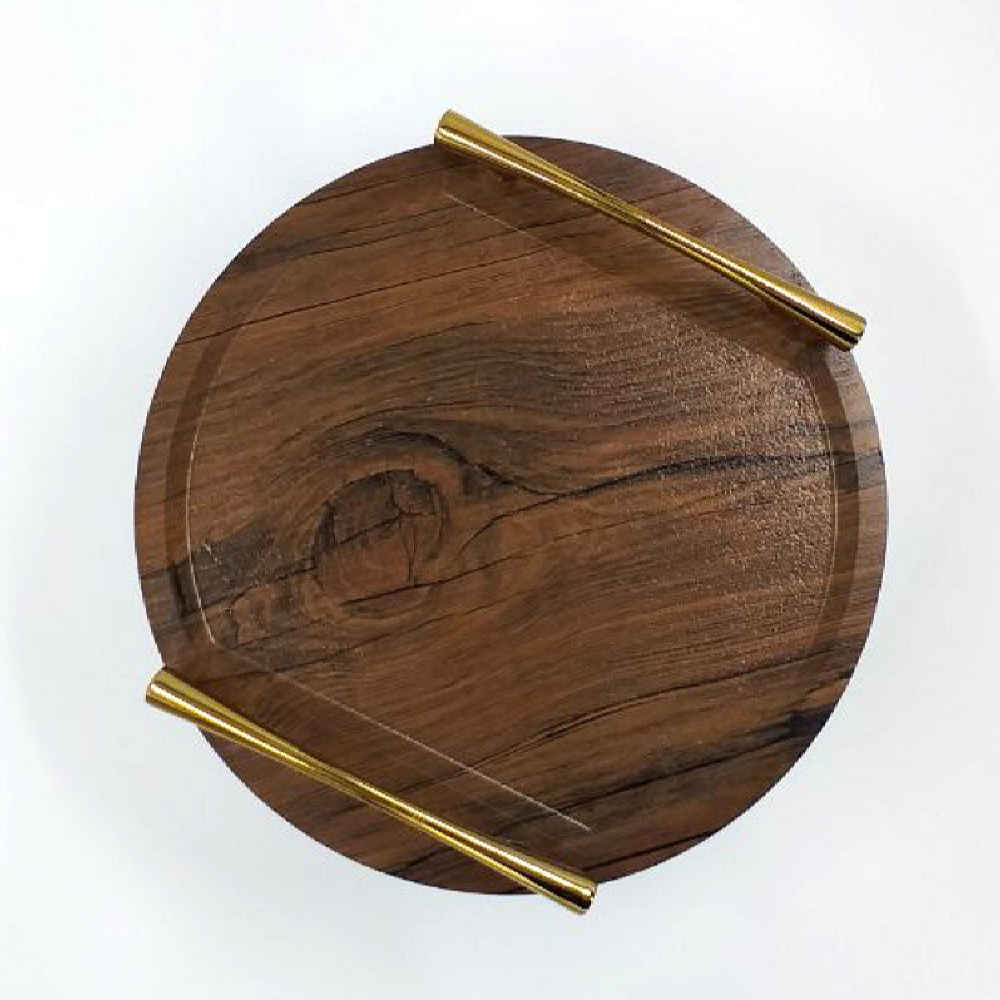 Plateau à thé Nastaran – Design épuré, idéal pour servir les boissons