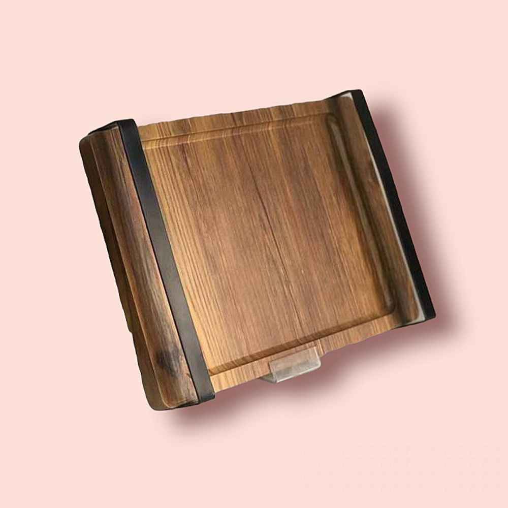 Plateau à thé Rayka – Élégance du quotidien dans un plateau en bois