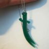 Collier épée Zulfiqar - Collier épée islamique en agate d'Imam Ali