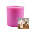 Moule à bougie en silicone – Bouquet de tulipes