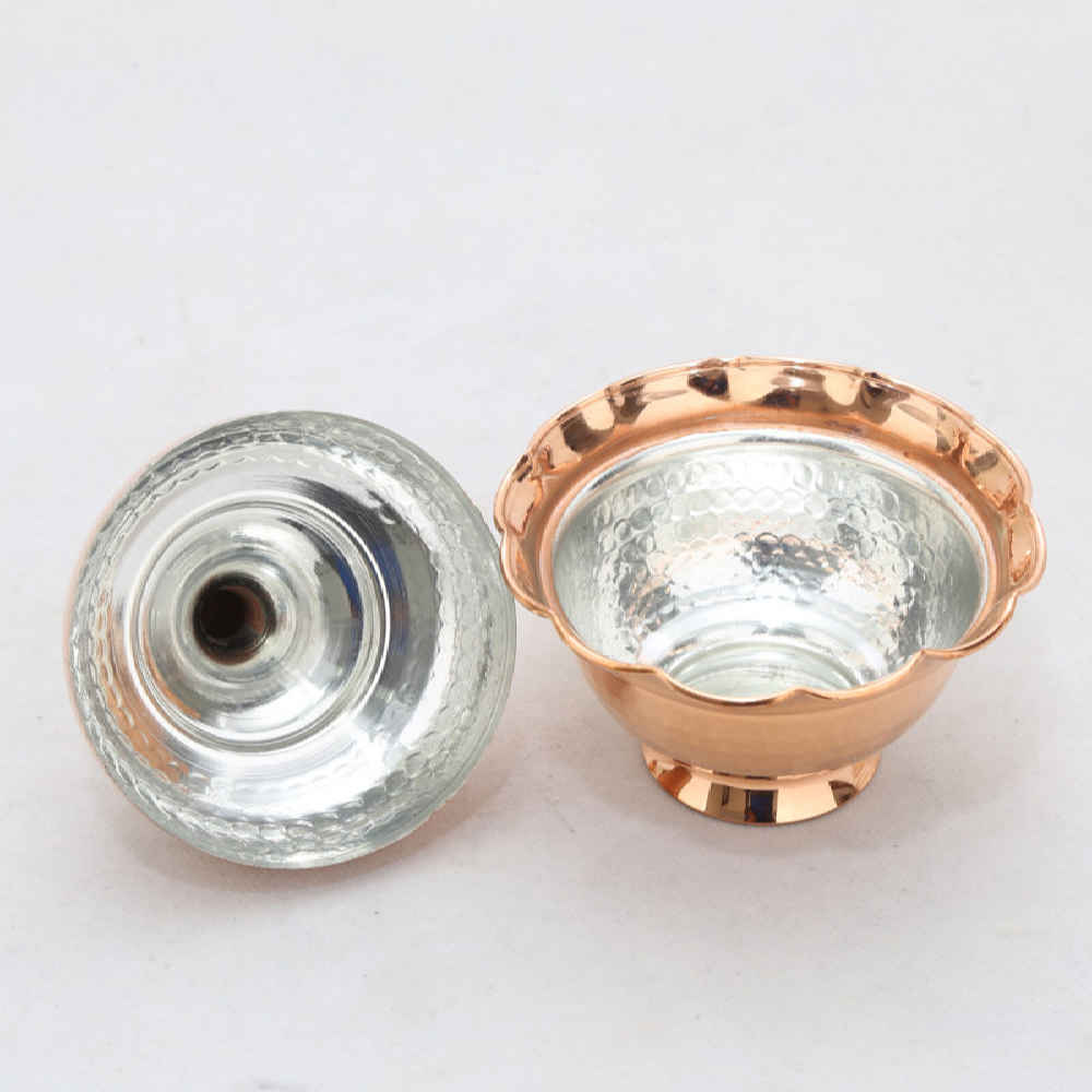 Sucrier persan artisanal en cuivre – Martelé Sima