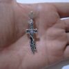 Collier épée Zulfiqar - Épée islamique Dhulfaqar en argent d'Imam Ali