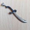 Collier épée Zulfiqar - Épée islamique Dhulfaqar en argent d'Imam Ali
