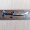 Collier épée Zulfiqar - Épée islamique Dhulfaqar en argent d'Imam Ali