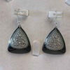 Boucles d'oreilles pendantes en métal, style traditionnel Shamim