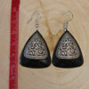Boucles d'oreilles pendantes en métal, style traditionnel Shamim