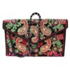 Sac à main ethnique en velours brodé avec motif Paisley