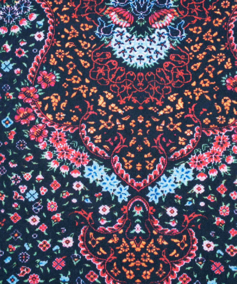 Châle Imprimé pour Femme Artistique & Léger Motif Floral