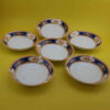 Assiette à thé persane - Porcelaine avec motif Fardin (Lot de 6)