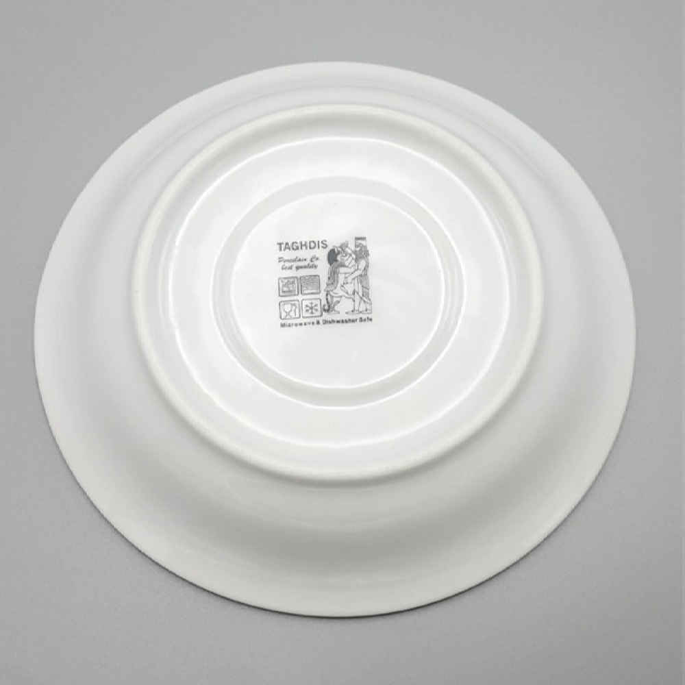 Assiette à thé persane – Porcelaine avec motif Goldaste (Lot de 6)