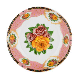 Assiette à thé persane – Porcelaine avec motif Katrin (Lot de 6)
