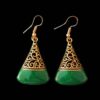 Boucles d'oreilles pendantes en métal, style traditionnel Farnoosh