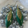 Boucles d'oreilles pendantes en métal, style traditionnel Naz