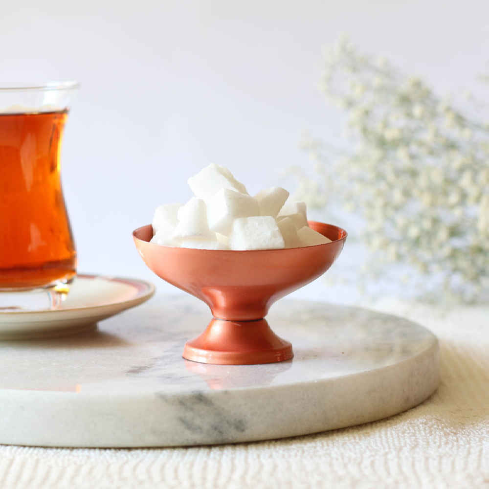 Bonbonnière persane en cuivre martelé Arghavan