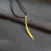 Collier épée Zulfiqar - Collier épée islamique en laiton d'Imam Ali
