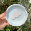 Cendrier en céramique fait main – Design minimaliste de nuage