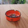 Cendrier en poterie perse – Design artisanal en pointillé Goldar