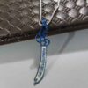Collier épée Zulfiqar - Pendentif épée islamique en acier d'Imam Ali