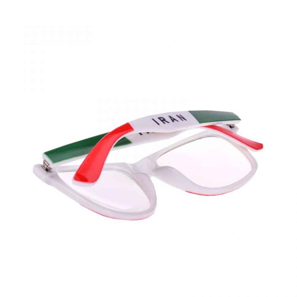 Lunettes de supporter de football aux couleurs du drapeau iranien – Modèle Havadari