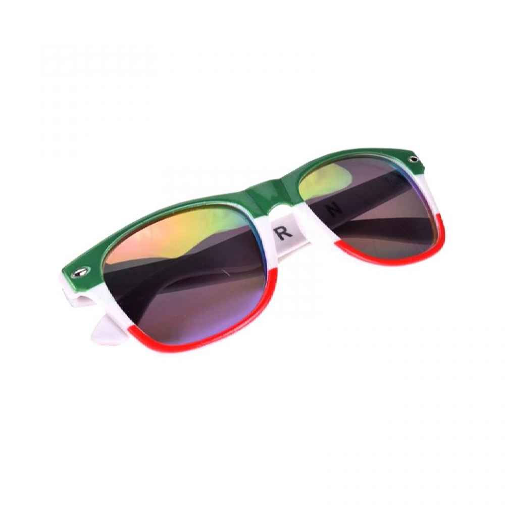 Lunettes de supporter de football aux couleurs du drapeau iranien