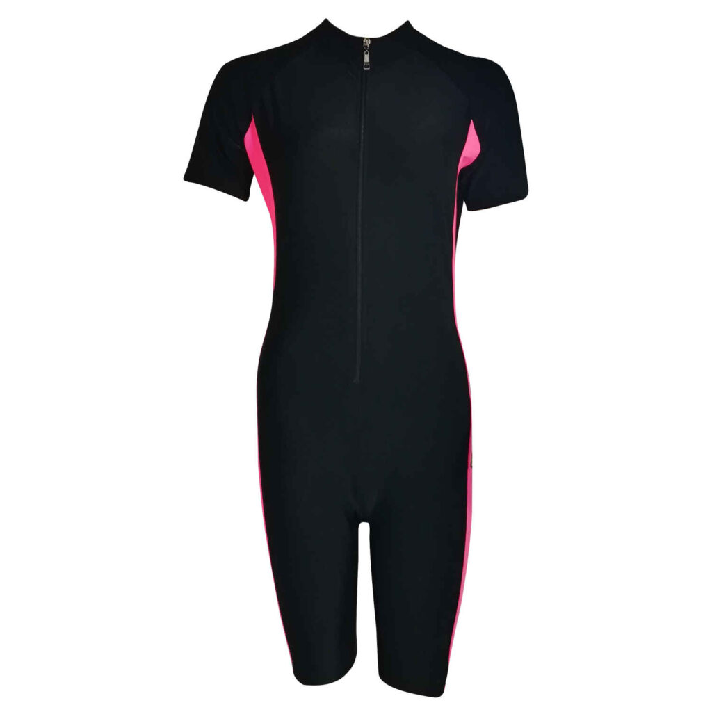 Maillot de Bain Islamique Une Pièce Noir pour Femmes Modestes