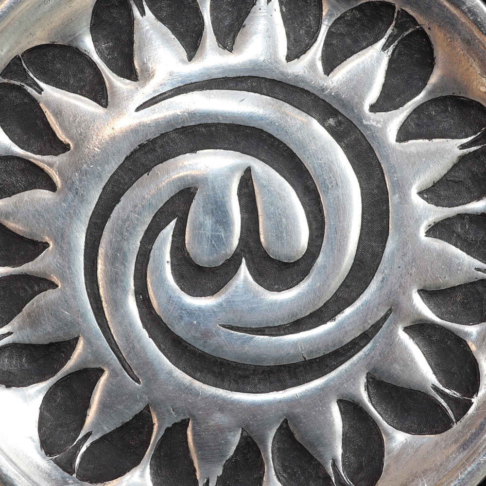 Art en cuivre gravé islamique encadré Khoda