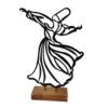 Sculpture d'art figurine minimaliste en métal - Danse Sama