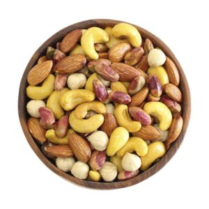 Mélange de noix perses salées et légèrement grillées