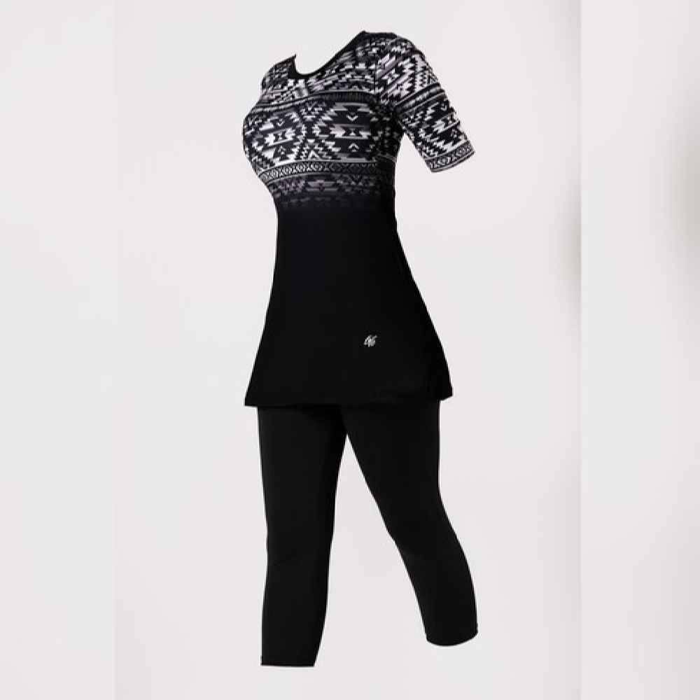 Maillot de Bain Modeste pour Femmes à Manches Courtes Modèle Kian