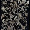 Art en cuivre gravé persan encadré fait main Hanifeh – Décoration murale traditionnelle