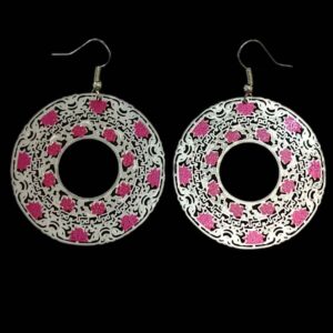 Boucles d’oreilles pendantes en métal, style traditionnel Mehr