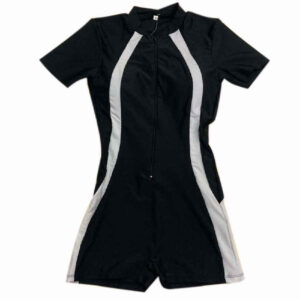 Maillot de Bain Modeste à Manches Courtes pour Femmes