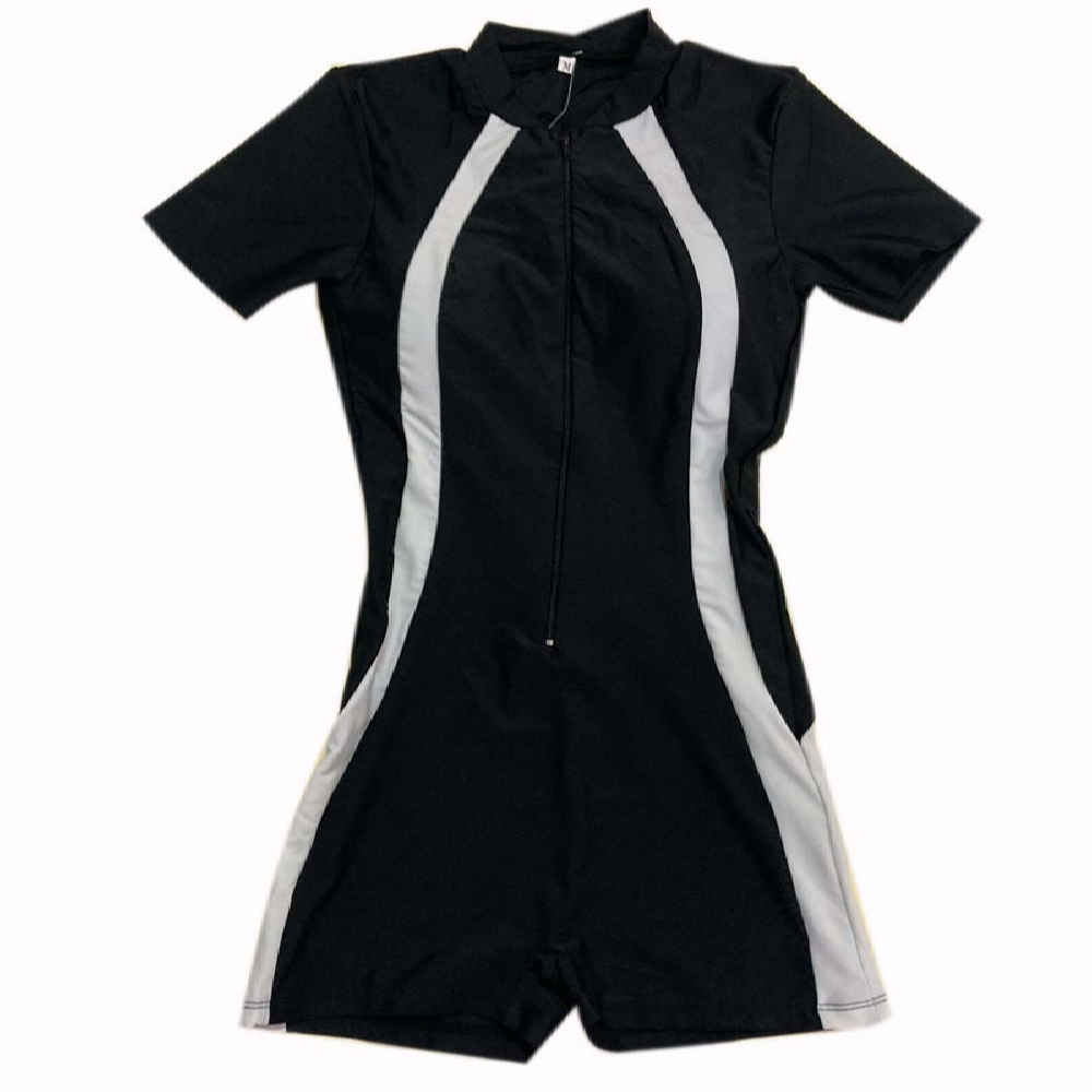 Maillot de Bain Modeste à Manches Courtes pour Femmes