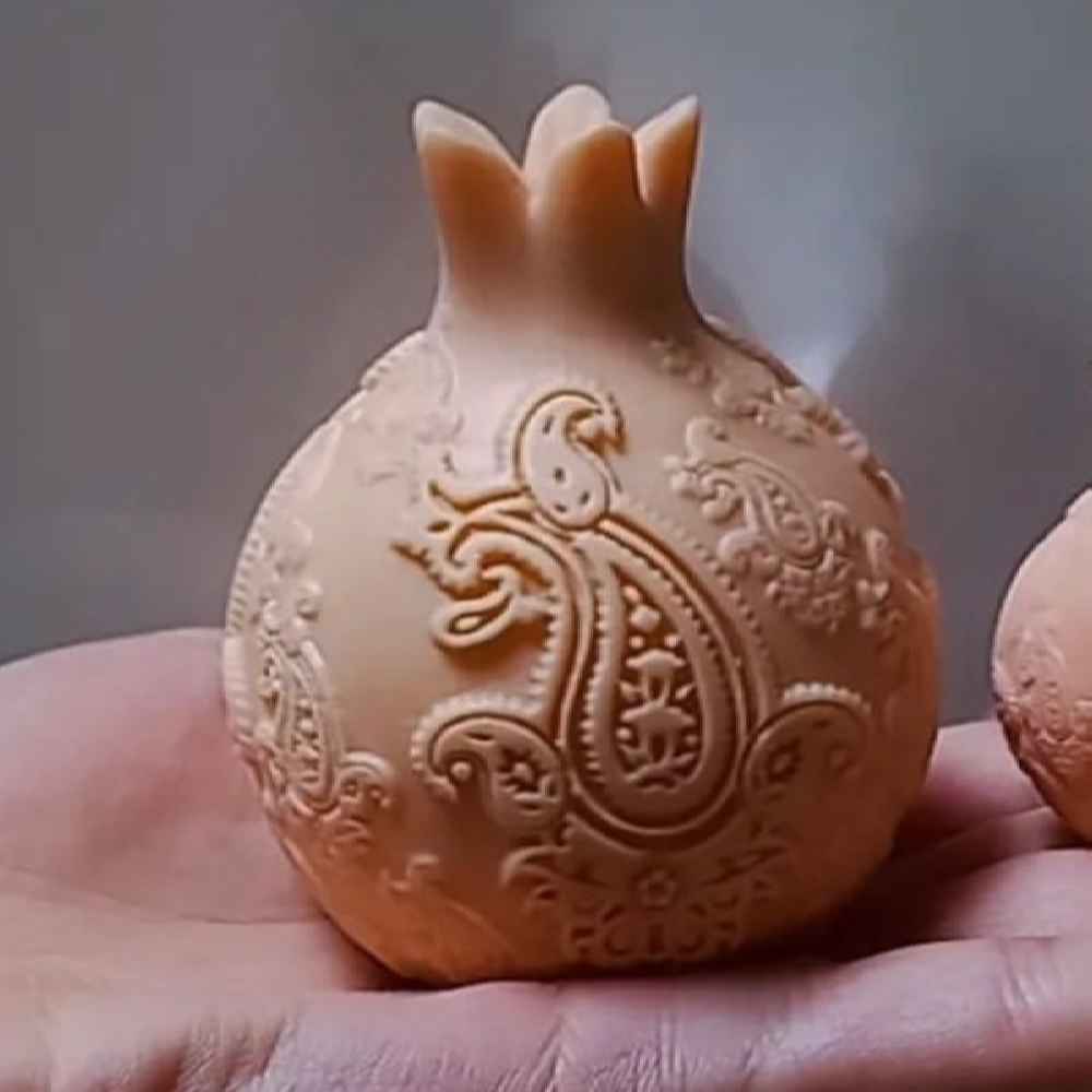 Moule à bougie en silicone – Grenade