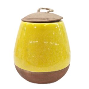 Pot de stockage en céramique – Rangement élégant pour café, thé, et plus, Khomre