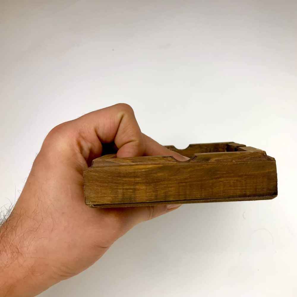 Cendrier en bois persan – Carreau traditionnel Sonati